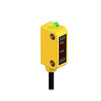 Cảm biến quang điện WORLD-BEAM Series Q12: Trường cố định; Khoảng cách: 15 mm; Nguồn vào: 10-30 V dc; Ngõ ra: LO (Light Operate) Lưỡng cực: 1 NPN; 1 PNP; Dây cáp M8 dài 150 mm (6 in) QD Banner Engineering Q12AB6FF15Q