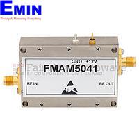 Fairview FMAM5041 High Power Amplifier at 6 Watt P1dB Operating From 800 MHz to 960 MHz with 37 dB Gain, 50 dBm IP3 and SMA