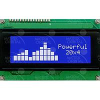 Mô-đun hiển thị ký tự LCD 20x4, 25 phím, RS422 điện áp rộng, nhiệt độ mở rộng Matrix Orbital LK204-25-422-WB-VPT-E