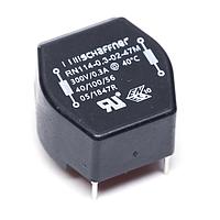 Cuộn cảm bù dòng 0.8A 39mH 1000mOhm dọc Schaffner RN222-0.8-02-39M