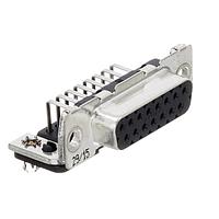 Đầu nối D-Sub mật độ cao 15 chân RCPT R/A BRDLOCK AMP Connectors - TE Connectivity 106506-2