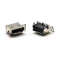Đầu nối HDMI gắn góc vuông, PTH 1u" mạ vàng có chắn 6.13mm H Rego Electronics RG9922-111D2E-01B0