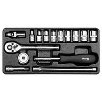 Yato YT-14411 Socket set 1/4" 15pcs