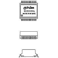 Pulse Electronics HD8008NLT ອຸປະກອນປ່ຽນສັນຍາລະບົບສຽງແລະສັນຍາ MDL,SIN,HDBT,1:1,POEP,SM,TR, NPB