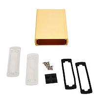 Bud Industries EXN-23355-GDP PCB Enclosure Extruded Aluminum Enclosure Gold with Plastic cover (1.4 X 4.5 X 6.7 In)