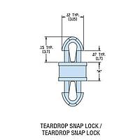 Giá đỡ PCB HDLSPTH-03 Nylon tự nhiên Giá đỡ PCB Heyco 10038