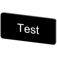 Tấm Nhãn, Nhãn Kiểm Tra INSCR., Màu Đen 12.5 X 27MM, Kiểm Tra SIEMENS 3SU19000AC160DV0