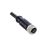 Amphenol LTW M8AS-04BFFM-SL7D04 Sensor Cables / Actuator Cables Guided M8 Circular Metric Connector, Metal, 3A, 04 pins, Female Connector, Female Contact, Straight, Screw Thread, Overmolded, Length 4000mm, IP67 Mated