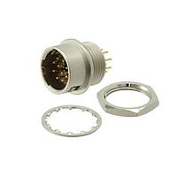 Đầu nối ổ cắm ĐẦU ĐỰC DIN 12 CHỖ HÀN Adam Tech SD-PNN12-MMLRH-P00-000