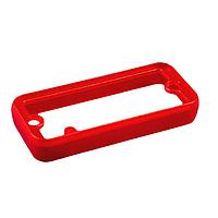 Hammond Manufacturing 1455UBTRD-10 Panel, End 1455U OPEN BEZ 10PK, TRANS RED