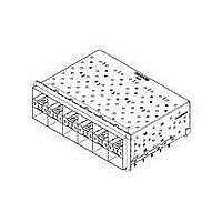 SFP SFP PLUS 2X6 Combo Elastomeric 2 cổng LP/port Amphenol Commercial Products U86D642710121
