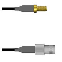 Amphenol Custom Cable Q-2Z0090008006i RF Cable Assemblies SMA-SJ/BNC-SJ RG58 6I