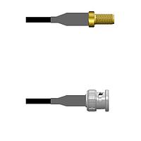 Amphenol Custom Cable Q-2Z00L0008048i ສາຍສະບັບ RF SMA-SJ/BNC-SP RG58 48I