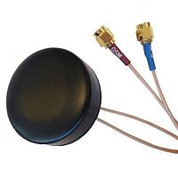RF Solutions ANT-GSMGPS-SMA ອະນເທນາ MIMO 3G 'GSM GPS Combo ມີສາຍ RG174 3m ປະເພດ SMA ຜູ້ຊາຍ