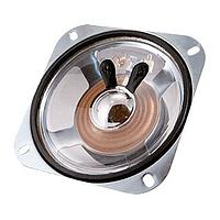Same Sky (formerly CUI Devices) CSS-10237-58 Electromagnetic "Speaker, 102 x 102mm Square, 37mm deep, mylar, Ferrite, 5W, 8ohm, 280Hz, solder eylets"