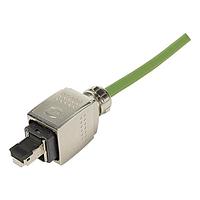 Đầu nối công nghiệp Han PushPull RJ45 Cat5 cáp bên IDC (đầu thẳng) - cho cáp 6.5-9mm HARTING 09352290401