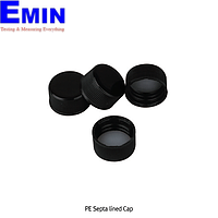 SciLab SL.Vi1233 PE隔膜内衬瓶盖 (Black-color, PE Septa; 15-425)