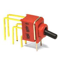 E-Switch 200UDP3T1A1M7RE 토글 스위치 TOGGLE, DPDT, 온-오프-온, 스루 홀, 라이트 앵글, 버티컬, IP67