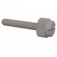 Essentra Components 50M035060T020 スロット付きサムスロット付きサムスクリュー、M3.5 X 0.6 ねじ、20mm 長さ