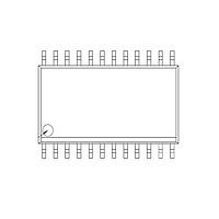 Lumissil IS31FL3739-GRLS4-TR LEDディスプレイドライバー 88または79 LEDマトリックス、1MHz I2C互換インターフェース経由でプログラム可能、SOP-24（15.4mm x 10.0mm）、T&R