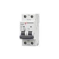 Carlo Gavazzi GSB632PC2 Thermal-Magnetic Two-poles UL1077 supplementary protector, 480Y/277VAC, 2 Amps, C-curve with lug terminals. Interruption rating of 5kA.