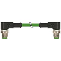 CÁP PROFINET, TIỀN CHẾ, 2XM12 4 LÕI, CHẮN NHIỄU, 5M, D SIEMENS 3RK19022NB50