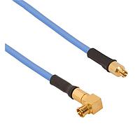 Amphenol SV Microwave FSSMPS-047-FRSMPM-120 RF Cable Assemblies SMPS Straight F SMPM R/A F 12"Cable