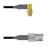 Amphenol Custom Cable Q-2R0090008018i RF Cable Assemblies SMA-RJB/BNC-SJ RG58 18I