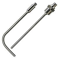 OMEGA PR-26B-3-100-A-1/4-2400-M12-1 Vibration Resistant Imperial RTD Probes with M12 Connectors (NPT Male, 1/2 in, M12 4 pin Male, Class A)