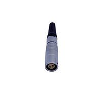 NorComp 821B002-273L601 Connectors IP50 Female Push-Pull Cable Mount 2 Position Straight Solder Cup