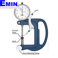 TECLOCK SM-130LW Dial Thickness Gauge (50mm/0.01mm)