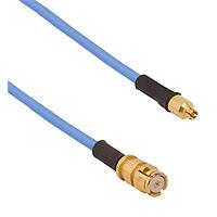 Amphenol SV Microwave FSSMPS-047-FSSMP-180 RF Cable Assemblies SMPS Straight F SMP Straight F 18"Cable