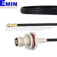 Cáp Snap-On MMBX Plug - TNC Female Fairview FMCA1442 (RG174 Coax; 3 GHz )