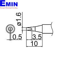 Tip hàn HAKKO T12-D16