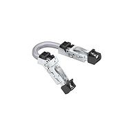Cáp Ethernet / Cáp Mạng Cáp, Cat6A, Công Nghiệp RJ45, góc 45 độ thoát trên đến thoát thẳng, 24AWG, 1.0m, mạ vàng Amphenol Canada DRPC22A003910