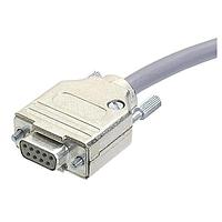 Nắp kim loại hai mảnh Backshell D Sub đầu vào trên 50 chân HARTING 09670500343