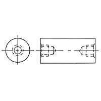 RAF Electronic Hardware 1684-832-B-12 Round 1/4 Rd X 1/2 Length Round Standoff