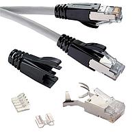 Stewart Connector 940-SP-301010R-RMK4 モジュラー モジュラープラグ スタンダード 10P 10C シールドなし .032-.038 導体 RMK4キー付き