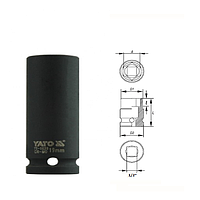 Yato YT-1039 Hexagonal deep impact socket 1/2" (19mm)