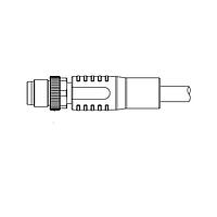 Phích Cắm Đực Thẳng Cáp Cắt Tù 3 Chân 60 V 3 A Vít Hợp Kim Đồng x 1.0 1 M 24 AWG Same Sky (formerly CUI Devices) CDM815-03A-01MST-1M-67