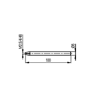 Trimos TVM6 측정 인서트용 홀더 Ø8 mm M2.5