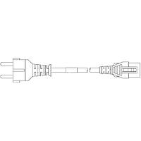 Dây Nguồn AC có Khóa HO5VV-F, 3G1.00mm2 LF 2M Volex VL-1024-23-200