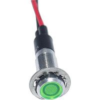 Đèn báo LED xanh lục 8MM có đai ốc 24VAC/DC Mallory Sonalert FL1M-8FW-1-G24V
