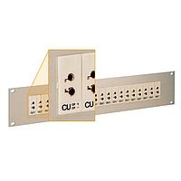 OMEGA 19UJP2-40-U 19 in Jack Panel Assemblies with Universal Thermocouple Connectors (U, ANSI, Universal Female Thermocouple Connector)