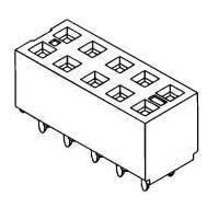 Molex 79108-1023 Headers & Wire Housings 2mm MGrid VRec DR W/ W/OPgs .38AuLF 48Ckt