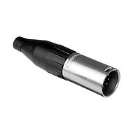 Amphenol Audio AC7MJ Connectors 7 Pole XLR Male Cable Connector Machined Contact Large Cable Clamp Nickel Finish