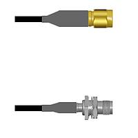 Amphenol Custom Cable Q-6904I0008011i RF Cable Assemblies SMA-SP/TNC-SJB RG58 11I