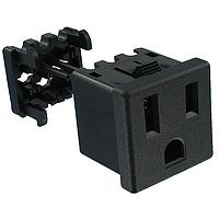 Qualtek Electronics 739W-X2/04 Receptacles Snap-In Mnt IDC