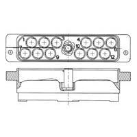 Đầu nối giá đỡ & bảng mạch ASY, RCPT, PWB MT, 12 vị trí Raychem - TE Connectivity 1604798-4