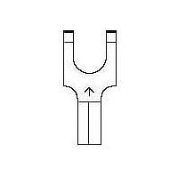 Đầu cos dẹp hình chĩa nĩa 16-14 AWG 6 3M Electronic Specialty BS-22-6